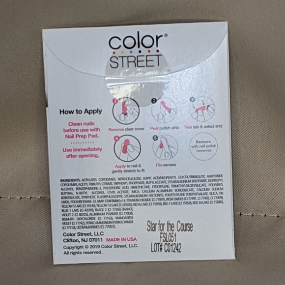 Deleting soon! COLOR STREET Accent Star for the Course Nail Polish Strips - Picture 5 of 5